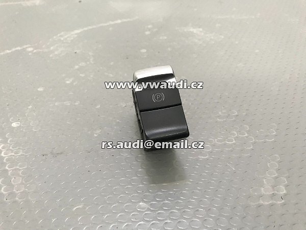 8K1 927 225 E  8K1 927 225 E spínač vypínač ruční brzda ovládání tlačítko parkovací elektická brzda + CHROM