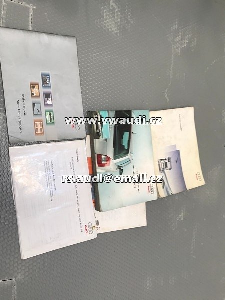 2425618E900 návod k obsluze Audi A4 B6 2001 2004 8E manual k vozu palubní kniha   
