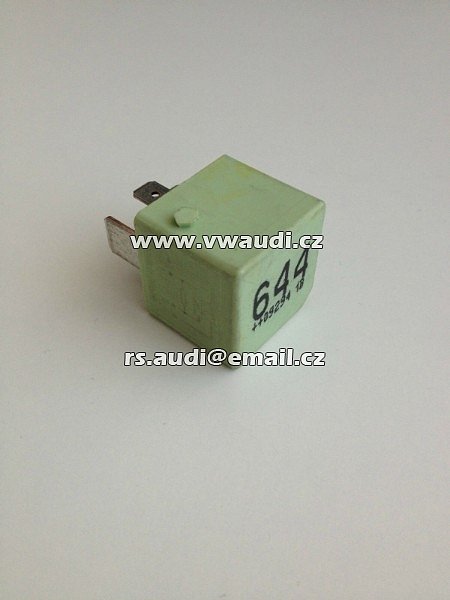 644 relé Touran 1T ŠKODA AUDI VW normálně otevřeného kontaktu 4HO 951 ...