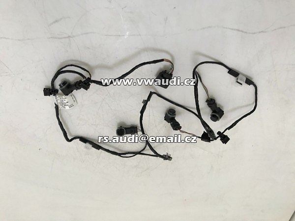 3TO095B   .  3TO 971 095 B  . Kabeláž - elektroinstalace pro parkovací senzory Zadní nárazník kabel + čidla PDC 4X 4H0 919 275