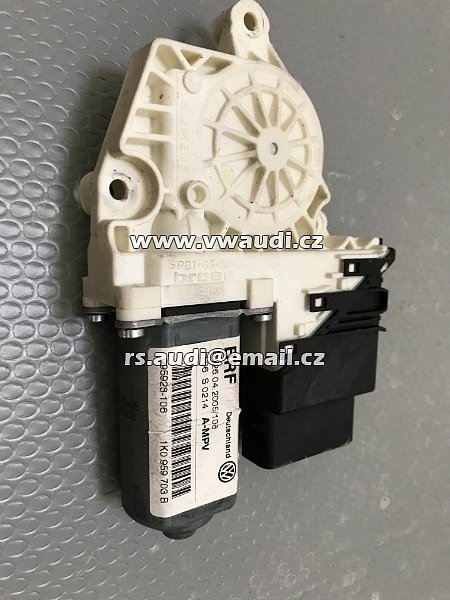 1K0 959 703 B, 1KO959703B Škoda Octavia 2005.y Motor zvedáku okna zadní pravý 1KO 959 703 B