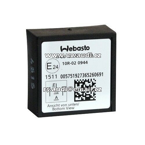 Webasto 1322640A 9011674B Modul dmychadla IPCU 12V standardní 8V / 400HZ / 30% HSA