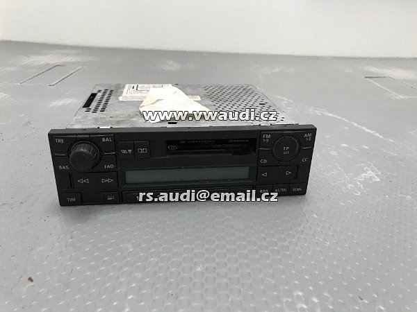 1J0 035 186 E VW Golf 4 Bora Radio Gamma 1J0035186E originál s kódem - na CD