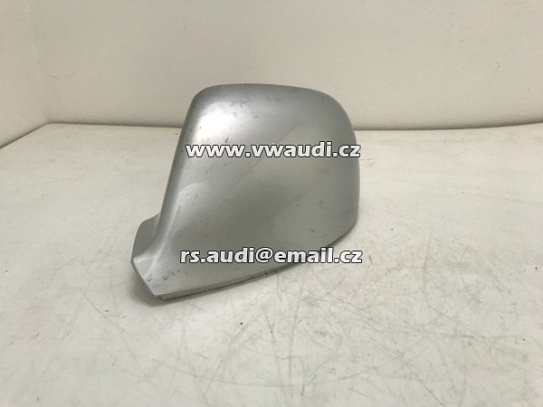 7E1 857 527 L   krytka  plast vnějšího zrcátka  LEVÉ vlevo  pro VW MULTIVAN T6 stříbrná barva lak  reflexsilber A7W  565 301 - 01 2019 