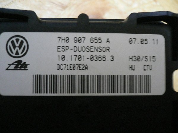 7H0 907 655A VW T5 SHARAN ESP DUO SENZOR