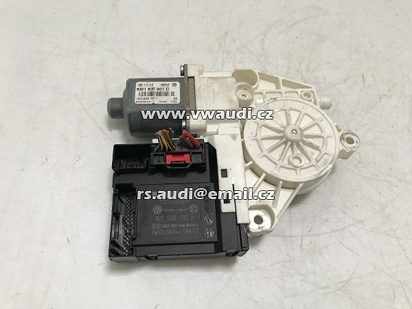 1K0 959 793 H Přední levý řídič motor stahování  okna - 1KO 959 793H  Golf plus  5M1 837 401 C + 1K0 837 701 L