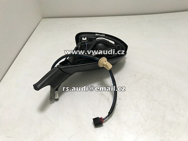 5G1 857 501GG9B9   vnější zrcátko levé Golf VII 7 bez krytu a skla   