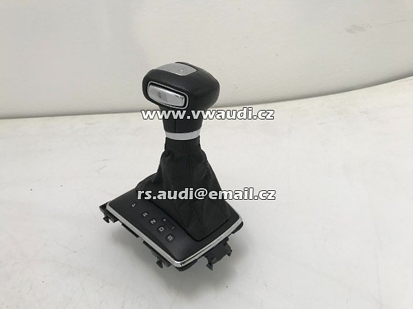 1Z1 713 203D GNT + 1Z1 713 123 F AOS   Řadící páka 6° Škoda Octavia   dsg DSG automat   kůže chrom 