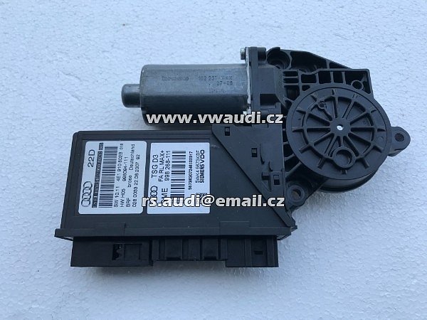 4E1 910 802B 4E2 959 802D Audi A8 D3 Zvedací modul okna předních pravých dveří