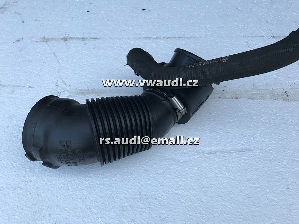 4F0 129 615 E Audi A6 4F C6 2.7 3.0 TDI Sání motoru přiruba turba hadice roura sání motoru 4FO 129 615 E