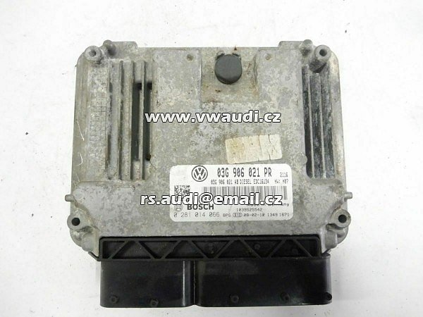 03G 906 021 PR řídicí jednotka VW Jetta ECU 03G906021PR Bosch  0281014066