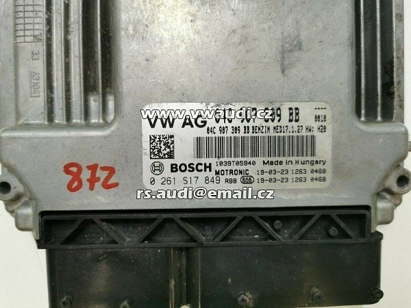  04C 907 309 BB  Řídící jednotka motoru ECU POLO 6R FABIA 