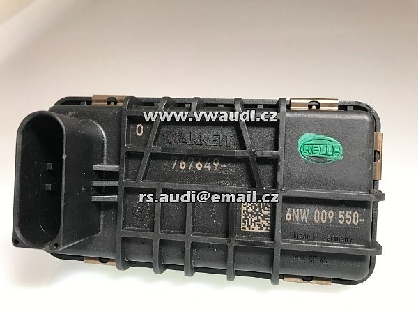 6NW 009 550 Regulátor plnicího tlaku Regulátor plnicího tlaku AUDI A6 4F  Q7  3.0 TDI GARRET 767649