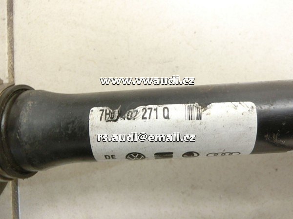 7H0 407 271 Q POLOOSA poloosa - hnací hřídel levý VW T5 7H