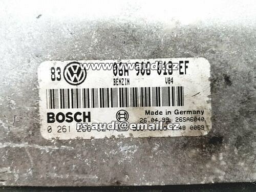 06A 906 018 EF BOSCH 0 261 206 324  řídicí jednotka motoru VW Golf MK4 2.0 GTI