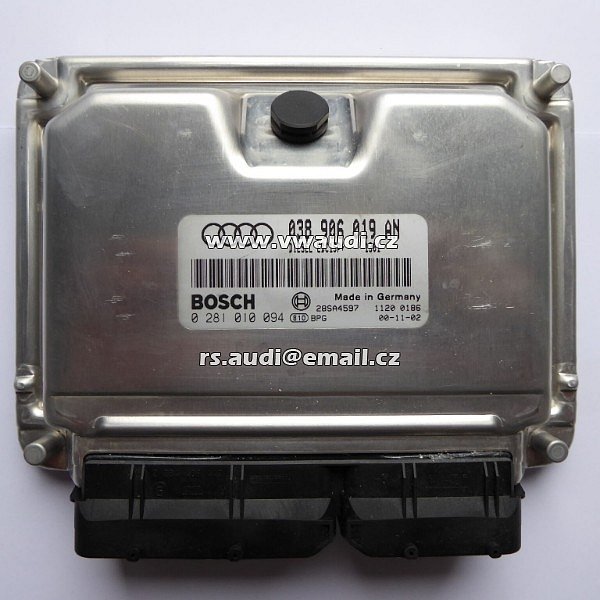 038 906 019 AN Řídící jednotka motoru AUDI A4 Avant (8D, B5) 1.9 TDI 85 kW 116 k