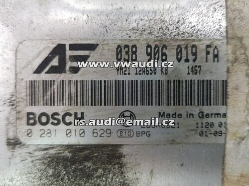 038 906 019 FA Ford Galaxy 1.9 TDI ECU  038 906019 FA  BOSCH 0281010629 