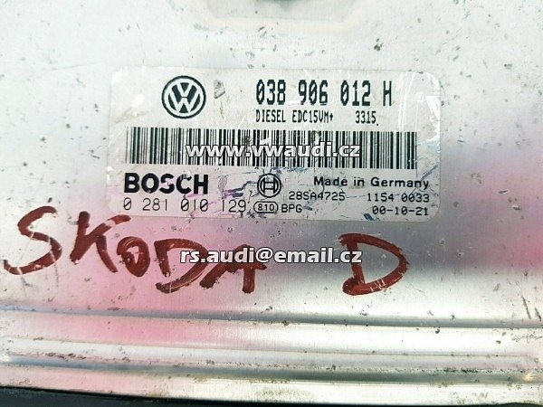 038 906 012 H  BOSCH 0281010 129