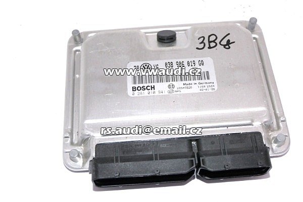 Motor řídící jednotka  ECU VW Passat a Audi A4 AVF 038 906019 GQ  DIESEL EDC15P+ 