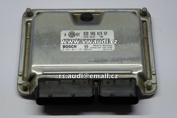 038 906 019 KP  BOSCH  0281011191  Řídící jednotka motoru ECU 