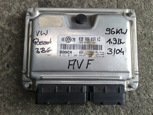 038 906 019KD Řídící jednotka motoru ECU VW Audi Škoda 1,9 TDI