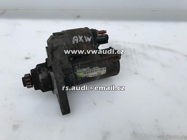 02Z 911 023 G  VW Audi Seat Škoda Original Starter spouštěč motoru starter  Valeo 1,1kW / 015