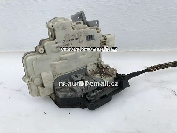  3C4 839 016 A Zámek dveří servomotor VW Passat 3C Q7 se ZV vzadu vpravo 3C4839016A