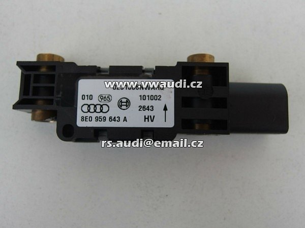 8E0 959 643 A čidlo nárazu boční Airbag SRS Crahsensor