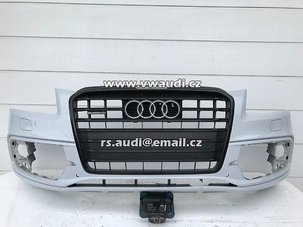 8R0 853 651 AN  AUDI Q5 2016 S LINE Přední maska do nárazníku černá matná sline  mřížka grill 