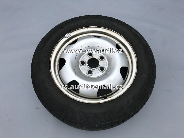 7E0 601 027B plechové disky ráfek rezerva R 17  VW T5 T6 T6,1 Bus Multivan 7E 7H pneumatika 235 R 17 Dunlop 70 % 2017