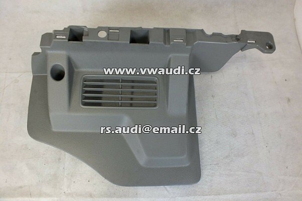 VW Caddy 2K 03-10 Kryt zavazadlového prostoru pravá výztuž Maxi obložení šedá  2K3 868 784 A 3U6  tapecírunk 