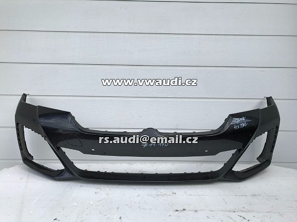 Přední nárazník originál BMW 5er M paket G30 5111 8098644 černý PDC 