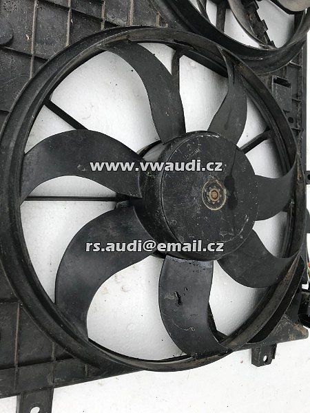 1K0 959 455DT Ventilátor chladiče Ventilátor motoru Pro Audi A3 Passat Golf V
