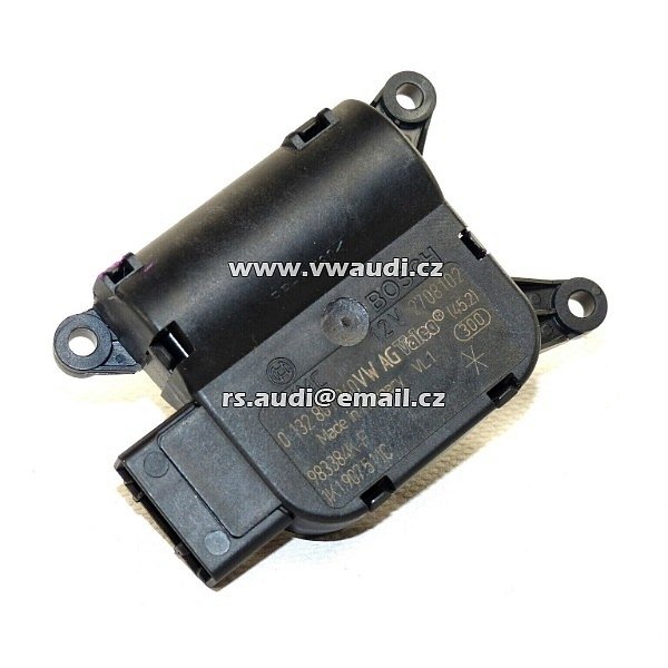 0 132 801 336 addy 2K 3K  Servomotor nastavení klapky cirkulaci vzduchu topení + AC  VW 1K0 907 511C 0132801336