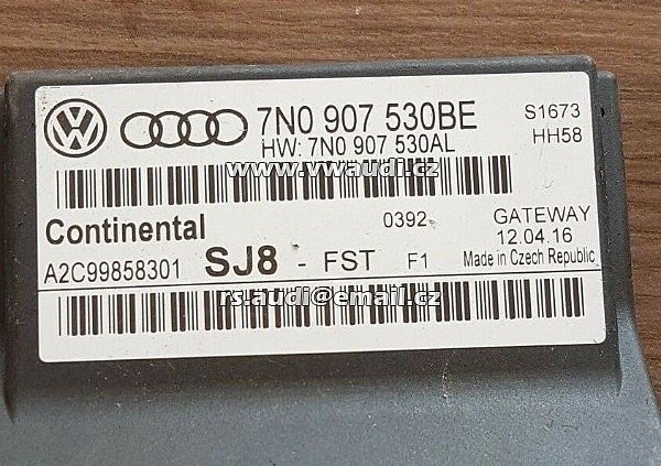 ECU VW, SEAT, SKODA GATEWAY MODUL 7N0 907 530 BE / 7N0 907 530AL