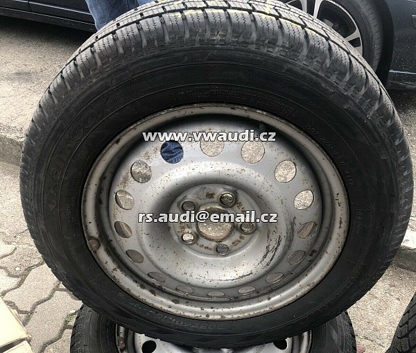 7D0 601 027 A VW T4 ocelový ráfek  6Jx15 ET55 LK 5x112 15 palců 112 x 5 