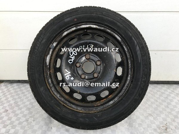 8p0601027 rezerva 16 Audi A3 8P Pneumatika Brigestone TURANZA 20555 16 91V nová