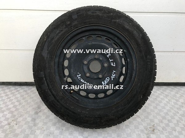  8E0 601 027 REZERVA 15&quot; Audi A4 8E  rezerva kolo Pirelli 195 65 R15 91H ​nová pneumatika