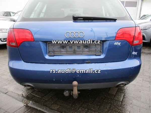 Zadní nárazník Audi A4 B7 8E Avant MAURITIUSBLAU LZ5C