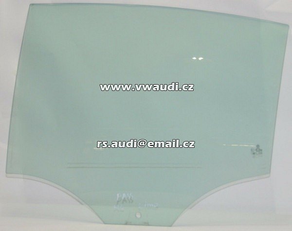 43R-007954 Boční okno sklo stahovačka Volkswagen PASSAT B7 2011 O dveře zadní