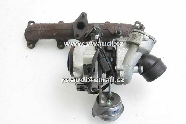 03G 253 014 N Turbodmychadlo Audi VW Škoda Seat 2.0 TDI 103 KW 140 PS 765261 BMM BMP BVD