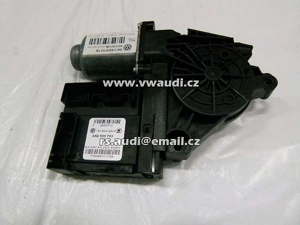 5K0 959 792A + 5K0959702C Golf mk6 VI motor regulátoru předního okna spolujezdce  