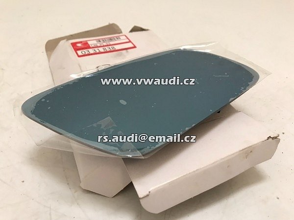 03 31 838  sklíčko zrcátko Audi A3 2000 - 03  velké zrcátko pravé 