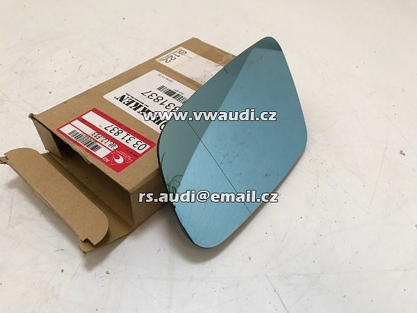 03 31 837 sklíčko zrcátko 0331837 Audi A3 2000 01 02 03  LEVÉ