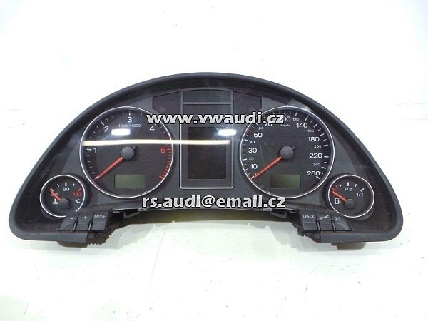 Tachometr AUDI A4 (8E, B7) 2.0 TDI 103 KW 140 PS (11.2005 06 07 2008