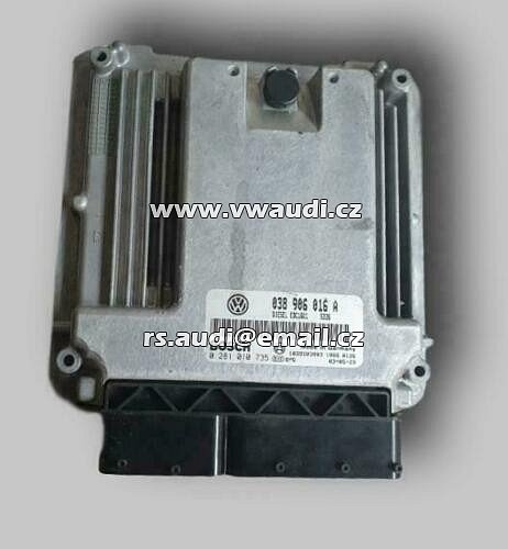 038 906 016 A  Řídící jednotka motor ECU  VW T5 1.9 TDI Bosch  0281010735  DIESEL EDC16U1