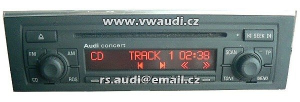 Audi Concert CD Radio 8E0 035 186 J Audi A4 B6 B7 2006 07 08 