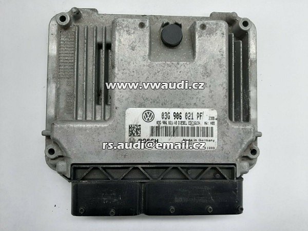 03G 906 021 PF  Bosch 0281014075 EDC16U34 03G906021PF Řídicí jednotka motoru ECU VW Caddy 1.9 Tdi BLS 2009