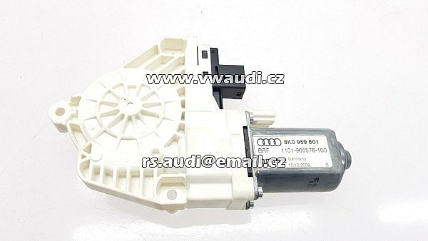 8K0 959 801 Audi A5 Sportback 2009 A4 B8 přední levý elektrický motor ovládání oken 