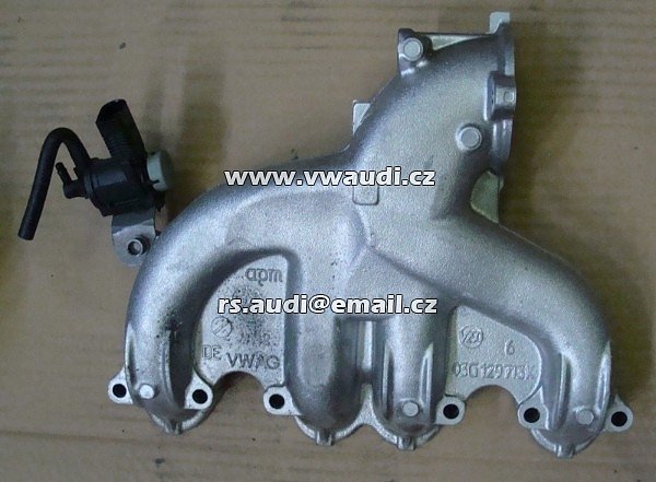  03G 129 713 K  Originální sací potrubí VW Audi Golf 5 A3 Passat 3C 